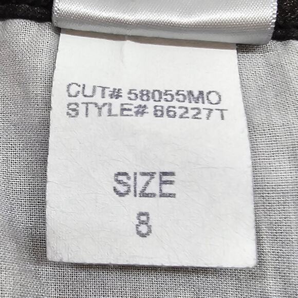 NWT NYDJ Jeans Women's Size 8 Marilyn Straight Leg Gray Snake Print Made in USA - Picture 13 of 16